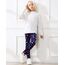Domee Mädchen Leggings Gefüttert Thermoleggings Winter Warme Hosen 2er-Pack Sterne und Punkte 140-146 (Herstellergröße 150)