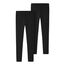NAME IT Mädchen Nkfvivian 2p Noos Leggings, Black/Pack:packed With Black, 158-164 EU