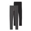 NAME IT Mädchen Nkfvivian 2p Noos Leggings, Dark Grey Melange, 110-116 EU