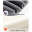 Adorel Mädchen Thermo Leggings Gefüttert Baumwolle Stickerei Winter Warm Hosen Dunkelgraue Einzelne 134 EU (Herstellergröße 140)
