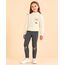 Adorel Mädchen Thermo Leggings Gefüttert Baumwolle Stickerei Winter Warm Hosen Dunkelgraue Einzelne 122-128 EU (Herstellergröße 130)