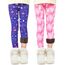 Adorel Mädchen Thermoleggings Bunt Gefütterte Winter Hosen Leggings 2er-PackRosa Sterne & Lila Sterne 128 EU (Herstellergröße 130)