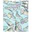 Amazon Essentials Mädchen Leggings, 5er-Pack, Aquablau/Batik/Blau/Herzen/Schwarz, 10 Jahre