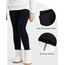 Adorel Mädchen Gefütterte Leggings Baumwolle Warm Winter Hosen Thermohosen Schwarze Einzelne 140 EU (Herstellergröße 150)