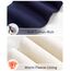 Adorel Mädchen Gefütterte Leggings Baumwolle Warm Winter Hosen Thermohosen Dunkelblaue Einzelne 146-152 EU (Herstellergröße 160)