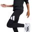 adidas Girl's Essentials LINEAR Logo Leggings, Black/White, 7-8 Years