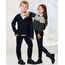 Adorel Mädchen Gefütterte Leggings Baumwolle Warm Winter Hosen Thermohosen Schwarze Einzelne 140 EU (Herstellergröße 150)