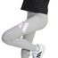 adidas Mädchen Essentials LINEAR Logo Leggings, medium Grey Heather/Clear pink, 9-10 Years