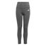 adidas Mädchen Essentials AEROREADY 3-Stripes High-Waisted Tights, grey six/white, 11-12 Years