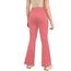 Haloumoning Mädchen Leggings Schlaghosen V Crossover Flared Yogahose Schlag Sporthose Kinder Ausgestellte Hosen für Yoga, Tanz, Laufen Dunkelrosa 13-14 Jahre