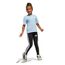 adidas Girl's Essentials 3 Stripes Leggings, Black/White, 3-4 Years