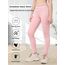 Aiseyi Sportleggins Kinder Mädchen Komfortable Sporthose Sport Leggings Lang Yoga Leggings für Jogging Training Sportunterricht Rosa 130