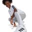 adidas Girl's ESSENTIALS 3 STRIPES LEGGINGS, medium grey heather/white, 13-14 Years