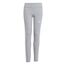adidas Girl's ESSENTIALS 3 STRIPES LEGGINGS, medium grey heather/white, 9-10 Years