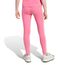 adidas Girl's ESSENTIALS 3 STRIPES LEGGINGS, pink/white, 14-15 Years