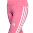 adidas Girl's ESSENTIALS 3 STRIPES LEGGINGS, pink/white, 11-12 Years