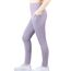 Monbessi Sportleggins Kinder Mädchen mit Handytasche Sporthose Hohe Taille Turnleggins Mädchen Lang für Gym Yoga Gymnastik(120, Lila)