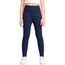 KEREDA Leggings Mädchen Baumwolle Sport Kinder Sportleggings Teenager Lang Hosen Navy 140-146