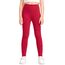 KEREDA Leggings Mädchen Baumwolle Sport Kinder Sportleggings Teenager Lang Hosen Rot 116-122
