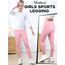 Monbessi Sportleggins Kinder Mädchen mit Handytasche Sporthose Hohe Taille Turnleggins Mädchen Lang für Gym Yoga Gymnastik(120, Rosa)