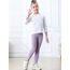 Monbessi Sportleggins Kinder Mädchen mit Handytasche Sporthose Hohe Taille Turnleggins Mädchen Lang für Gym Yoga Gymnastik(120, Lila)