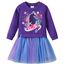 VIKITA Kleider Mädchen Langarm Kleid Baumwolle Bunt Print Stickerei Winter Kleidung Lh2501 10T