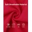 KEREDA Leggings Mädchen Baumwolle Sport Kinder Sportleggings Teenager Lang Hosen Rot 116-122