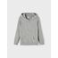 NAME IT Sweatshirt mit Kapuze und Reißverschluss Grey Melange 122-128