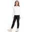 KEREDA Mädchen Leggings Thermo Gefüttert Warme Winter Dicke 2er-Pack,Schwarz/Schwarz,EU 134-140,Manufacturer 140