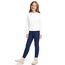 KEREDA Mädchen Leggings Thermo Gefüttert Warme Winter Dicke 2er-Pack,Schwarz/Navy,EU 134-140,Manufacturer 140