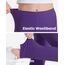 Auranso Leggings Mädchen Sport Baumwolle Kinder Hosen Lange Blickdicht 122-128 Lila