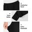 KEREDA Mädchen Leggings Thermo Gefüttert Warme Winter Dicke 2er-Pack,Schwarz/Schwarz,EU 122-128,Manufacturer 120
