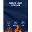 Desol Thermo Kreuzdesign Schlaghose Mädchen mit Taschen Thermohose Kinder für Sport und Yoga Sportleggings Mädchen Lang Ideale Gymnastikhose und Jogginghose
