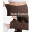 Auranso Leggings Mädchen Sport Baumwolle Kinder Hosen Lange Blickdicht 104-110 Braun