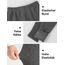 KEREDA Mädchen Leggings Thermo Gefüttert Warme Winter Dicke 2er-Pack,Schwarz/Dunkelgrau,EU 146-152,Manufacturer 160