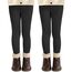 AMIYOYO 2er Pack Mädchen Leggings High Waist Lang Sportsleggins Weiche Sport Leggings Elastisch Fitness Hose Bequem Tanzhose Basic für Kinder