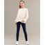 Domee Mädchen Thermo Leggings Gefütterte Hose Winter Warme Baumwolle 2er-Pack Schwarz Und Marineblau 146-152 (Herstellergröße 160)