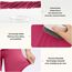 Uizuooy Kinder Leggings Mädchen Baumwolle Sportleggings Komfortable Tanzhose Elastisch Fitness Hose Basic für Kinder1er-Pack 2708-RO-140