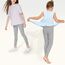 Uizuooy Kinder Leggings Mädchen Baumwolle Sport Leggings Mädchen Komfortable Mädchen Tanzhose Elastisch Fitness Hose Basic für Kinder 1er-Pack 2708-GE-164