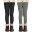 AMIYOYO 2er Pack Mädchen Leggings High Waist Lang Sportsleggins Weiche Sport Leggings Elastisch Fitness Hose Bequem Tanzhose Basic für Kinder
