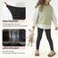 Uizuooy Kinder Leggings Mädchen Baumwolle Sport Tanzhose Elastisch Fitness Hose Basic 1er-Pack 2708-BL-146