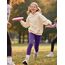KEREDA 3er-Pack Leggings Mädchen Sporthose Kinder Baumwolle Sport Hose Teenager Turnhose Lang Rosarot/Rosa/Dunkelviolett 140-146