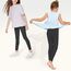 Uizuooy Kinder Leggings Mädchen Baumwolle Sport Tanzhose Elastisch Fitness Hose Basic 1er-Pack 2708-BL-158