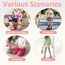 Uizuooy Kinder Leggings Mädchen Baumwolle Sportleggings Komfortable Tanzhose Elastisch Fitness Hose Basic für Kinder1er-Pack 2708-RO-128