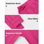 KEREDA 3er-Pack Leggings Mädchen Sporthose Kinder Baumwolle Sport Hose Teenager Turnhose Lang Rosarot/Rosa/Dunkelviolett 152-158