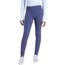 Haloumoning Leggings Mädchen Yogahose Einfarbig Jogginghose Laufhose Sporthose Trainninghose Basic Elastisch Blickdichte Hose für Kinder Blau 9-10Jahre