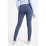 Haloumoning Leggings Mädchen Yogahose Einfarbig Jogginghose Laufhose Sporthose Trainninghose Basic Elastisch Blickdichte Hose für Kinder Blau 7-8Jahre