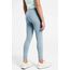 Haloumoning Leggings Mädchen Yogahose Einfarbig Jogginghose Laufhose Sporthose Trainninghose Basic Elastisch Blickdichte Hose für Kinder Hellblau 5-6Jahre