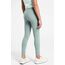 Haloumoning Leggings Mädchen Yogahose Einfarbig Jogginghose Laufhose Sporthose Trainninghose Basic Elastisch Blickdichte Hose für Kinder Grün 7-8Jahre