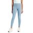 Haloumoning Leggings Mädchen Yogahose Einfarbig Jogginghose Laufhose Sporthose Trainninghose Basic Elastisch Blickdichte Hose für Kinder Hellblau 5-6Jahre